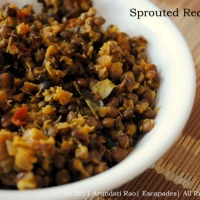 Sprouted Red Lentils - Masoor ki Dal